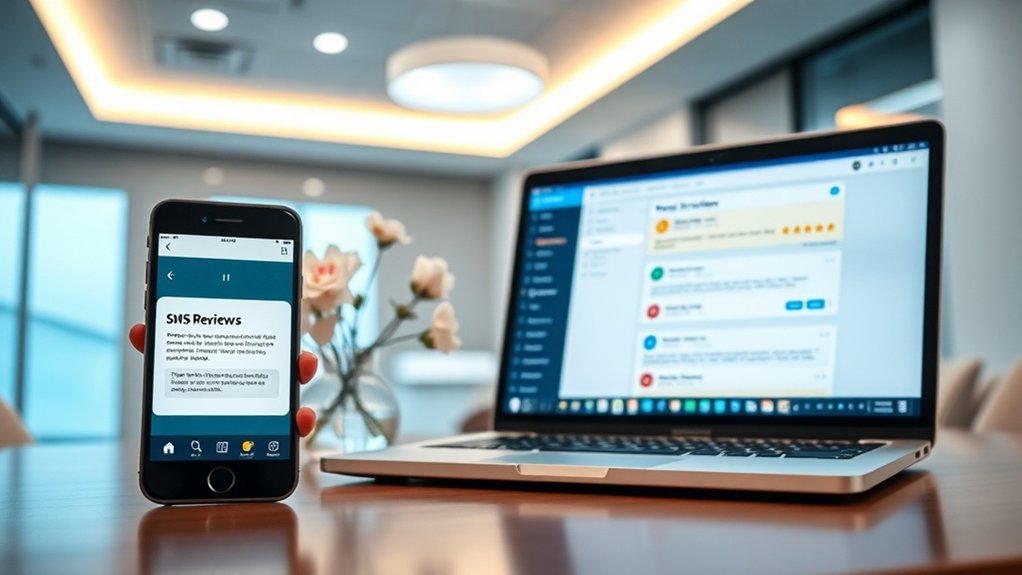 automated patient review requests