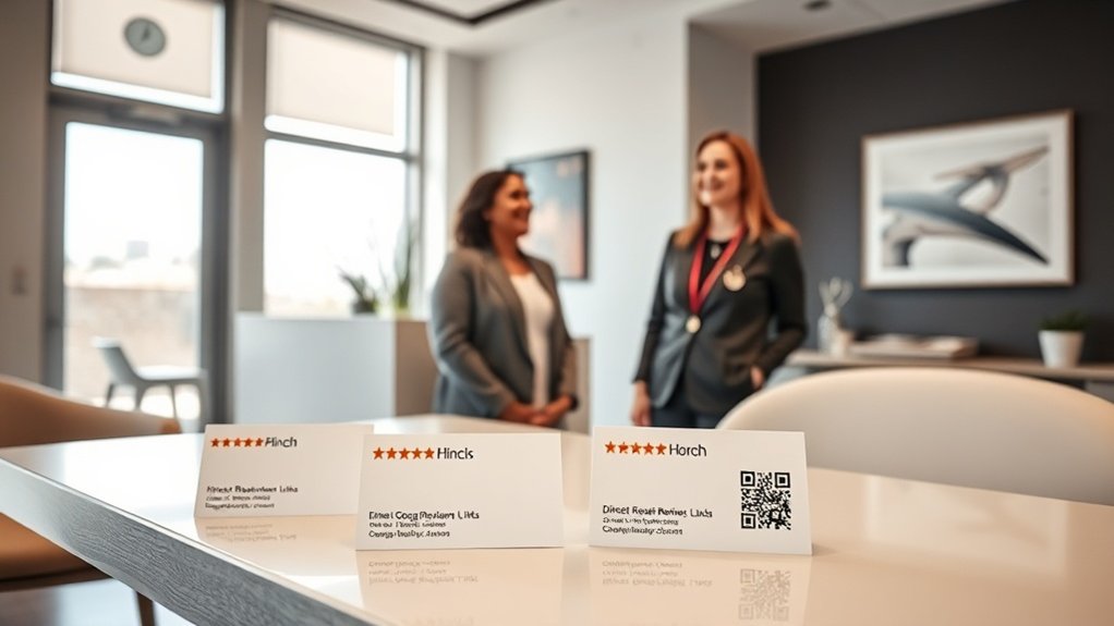 direct review links and qr codes