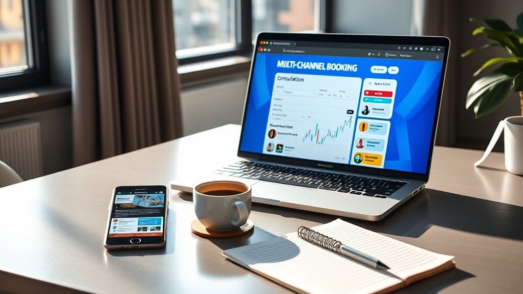 diverse booking channel options