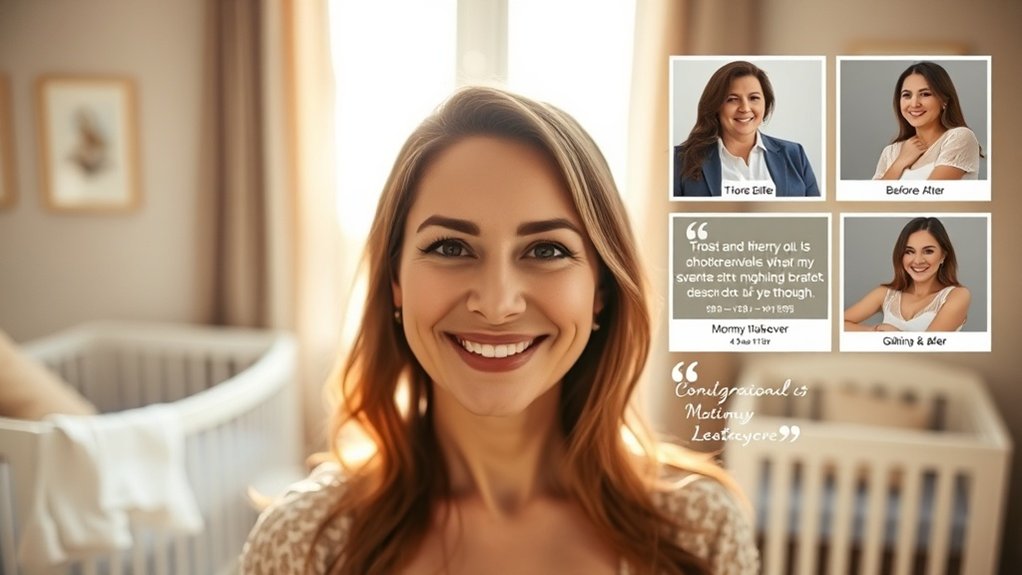 visual trust through testimonials