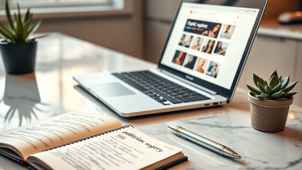 plastic surgery online research